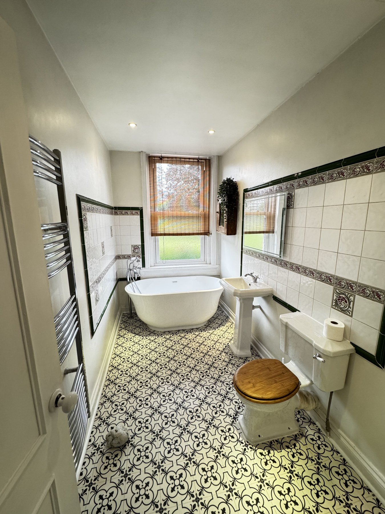 Freshly cleaned bathroom after a professional clean